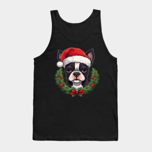 Boston Terrier Christmas Tank Top